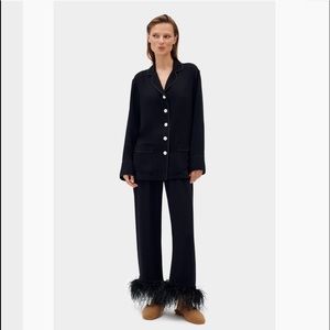 Sleeper Party Pajamas Set in Black NWT Small